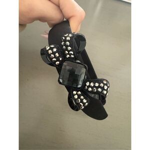Hand Made Rhinestone bow headband